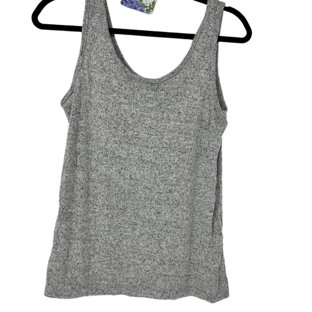 Wondering Dreams Soft Gray Pajama Tank Top Size Small